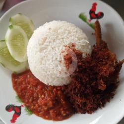 Nasi   Bebek Serundeng  Lalap   Sambal