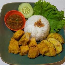 Nasi Tahu Tempe Terong Crispy