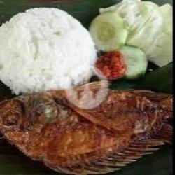 Nasi Penyetan Nila Sambel Bawang Jontor