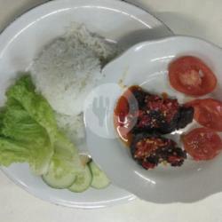 Nasi   Dendeng Batokok   Sayur   Cabe