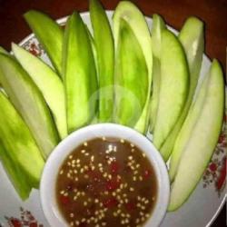 Mangga Potong Muda Sambel Petis