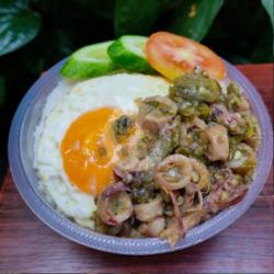 Nasi Cumi Sambal Ijo