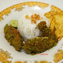 2pcs Wings Goreng Sambal Ijo   Nasi   Dadar