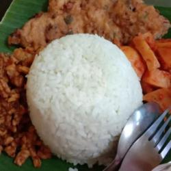 Nasi Box, Kering Tanpa Kuah, Telor Dadar Kentang Balado Tempe Orek Kering, Bila Menu Ada Yg Hbs Sy Ganti Dgn Hrg Sm, Tempat Box Say