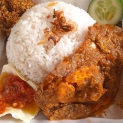 Nasi Rendang Telor Ceplok