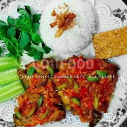 Nasi Ayam Sambel Tomat/sambel Pete