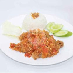 Nasi Fried Chicken Geprek