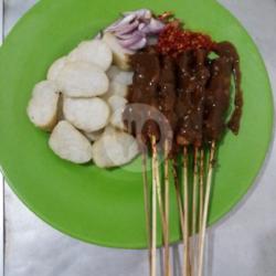 Lontong Sate Ayam Murni (daging Ayam)