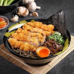 Beef Katsu Ramen Black Soup