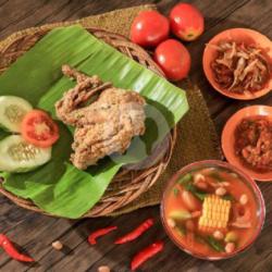 Ayam Geprek Teri Cabe Merah