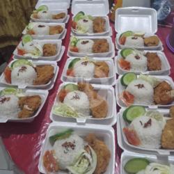 Paket Lengkap Ayam Geprek  Pop Ice