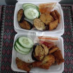 Ayam Penyet / Geprek   Nasi