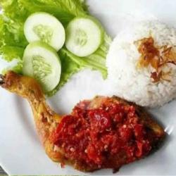 Nasi Ayam Penyet Sabel Merah