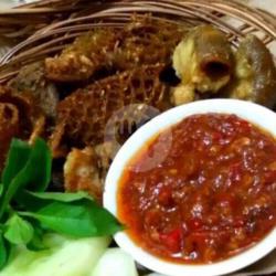 Babat  Usus Goreng Sambel Bawang