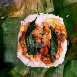 Nasi Bakar Selimut Telur Dadar