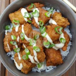 Nasi Chicken Karage Mayo