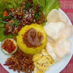 Nasi Kuning   Udang Kecapcoy