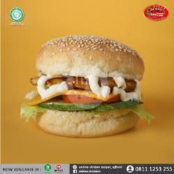 Chicken Burger Cheese Sambal Matah