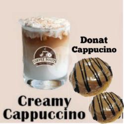 Creamy Cappucino   2 Donat Rasa Capuccino