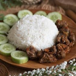 Paket Nasi Oseng Sapi Pedas