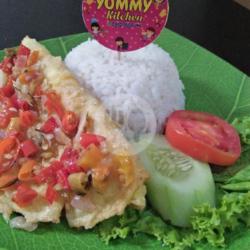 Nasi Telur Crispy Sambal Matah