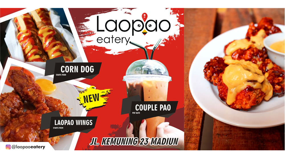 Laopao Eatery, jl. Kemuning Kartoharjo