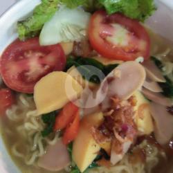 Mie Kuah Sosis Dan  Bakso