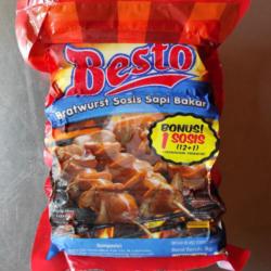 Besto Bratwurst Sosis Sapi Bakar 1kg