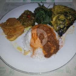 Nasi Ikan Mas Gule / Sayur