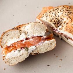 Smoked Salmon Cream Cheese Bagel