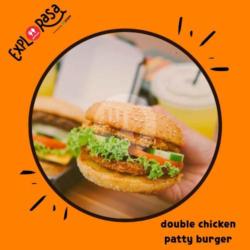 Double Chicken Patty Burger