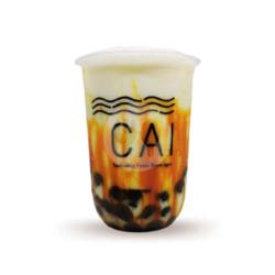 Caramel Boba Cheese Milk