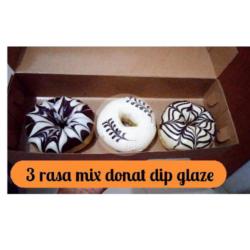 Mix 3 Rasa Donat Dip Glaze