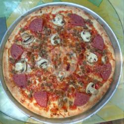 Meat Mushroom Pizza Large Original