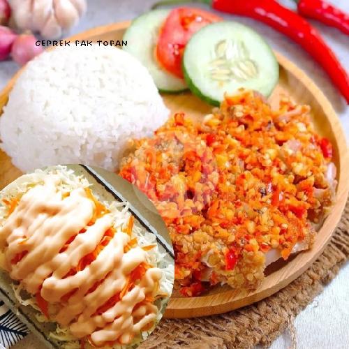 Ayam Geprek And Nasi Uleg Pak Topan Yogyakarta Gofood