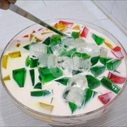 Es Puding Jelly Pelangi