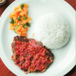 Steak Tenderloin Geprek