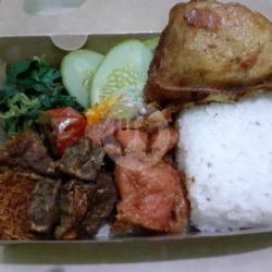 Nasi Paru Ayam Kulit