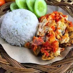 Nasi Ayam Geprek Dada Susu Coklat Dingin/panas