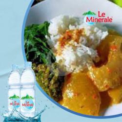 Paket Nasi Rames Kikil   Le Minerale