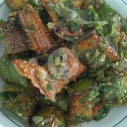 Nasi Ikan Asin Jambal Terong Cabe Ijo Pete