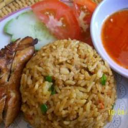 Nasi Goreng Paha Ayam Goreng