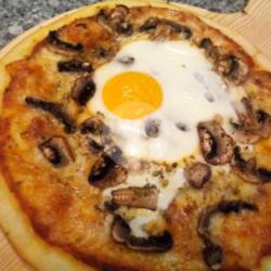 Mixed Wild Mushroom With Fried Eggs