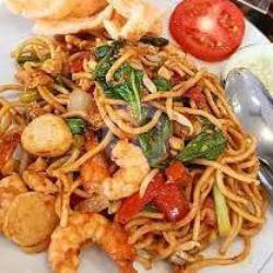 Mie Kering Udang Cumi