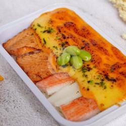 Salmon Mozza Rice