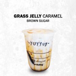 Grass Jelly Caramel Brown Sugar