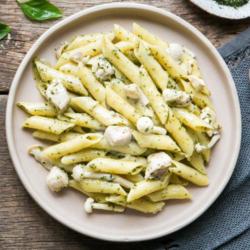 Creamy Chicken Pesto Pasta