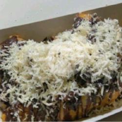 Pisang Keju Coklat Porsi Besar