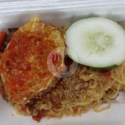 Indomie Sambel Geprek   Telor Ceplok   Pop Ice