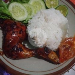 Nasi   Ayam Bakar (paha)
